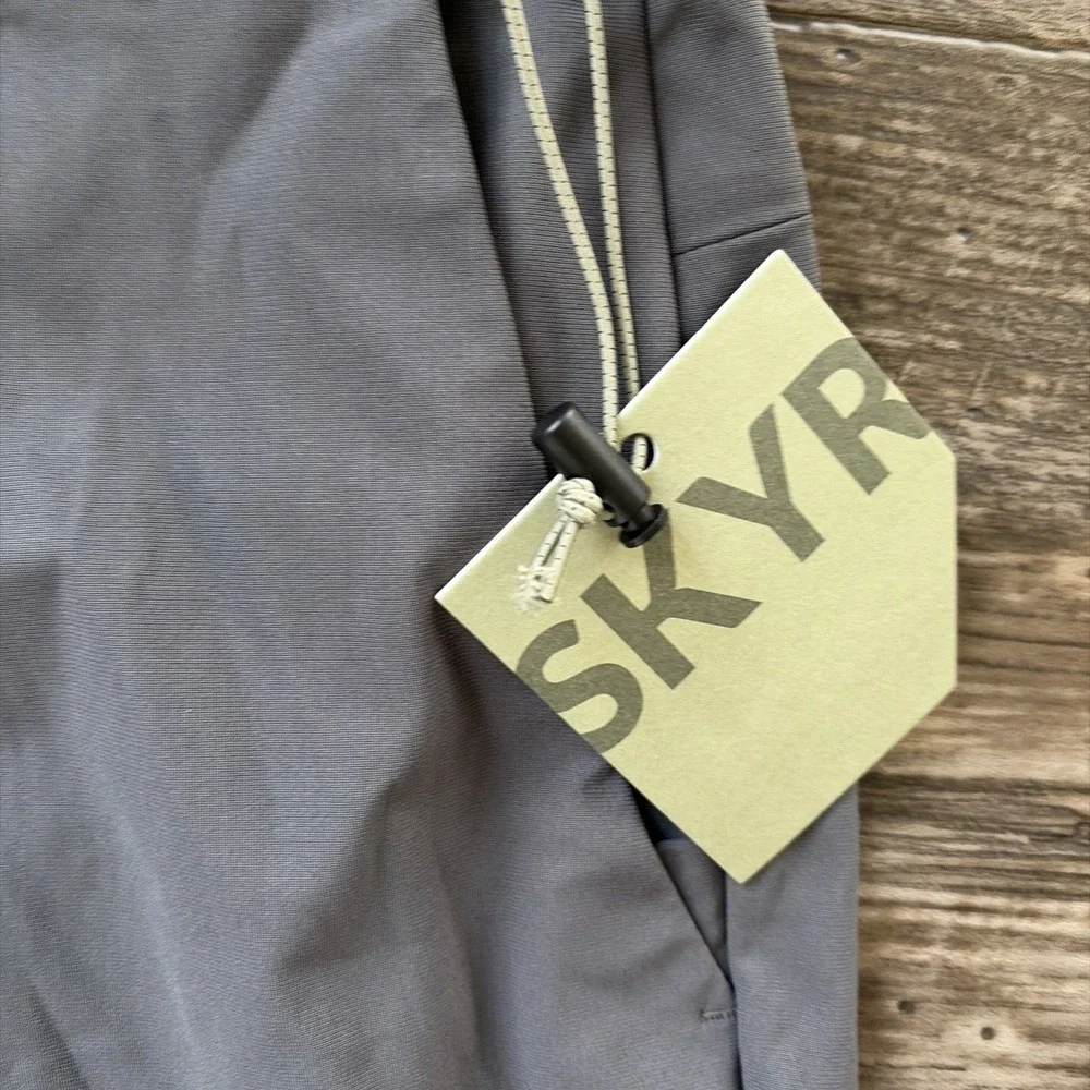 SKYR Chino Pants Mens 36x32‎ Gray Tricot Dynasty Slim Fit Slash Pocket Stretch
